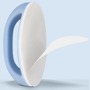 Baolian Oval Furniture Handle Abs Material Easy Installation Wardrobe Drawer <b>Door</b> Handle Modern Simple Design - Product Image 1
