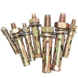 Ancres métriques à manchon fendu en acier de 5/16 po, personnalisées, marquées CE, pour le montage d'équipements lourds, service OEM - Product Image 1
