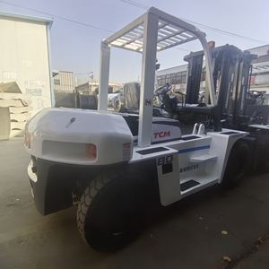 מלגזות כבדות TCM דגם FD80Z8 8 טון, מלגזות דיזל, מנשאים, מלגזות TCM משומשות להובלת חומרים, מלגזה 8 טון, יד שנייה - Product Image 3