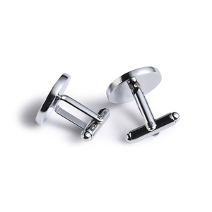 Promotion Gifts Make Custom <b>Cufflinks</b> Men Shirts Double Plating Silver <b>Cufflink</b> - Product Image 3