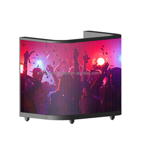 Pantalla LED de DJ, cabina de DJ, pantalla LED de DJ, mesa de barra de pantalla LED de escritorio frontal para festivales de música electrónica para escenario de fiesta de club nocturno - Product Image 4