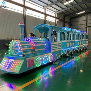 ขายตรงจากโรงงาน รถไฟฟ้าขนาดใหญ่แบบไม่มีราง สำหรับสวนสนุก สถานที่สาธารณะ งานรื่นเริง ตลาดนัด ห้างสรรพสินค้า เหมาะสำหรับเด็ก - Product Image 5