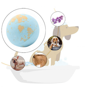 Nouvelles bombes de bain effervescentes OEM ODM pour animaux de compagnie, boules de sel de bain pour le nettoyage et la beauté des chats, boules de bain moussantes pour animaux, boules de sel de bain à explosion - Product Image 4