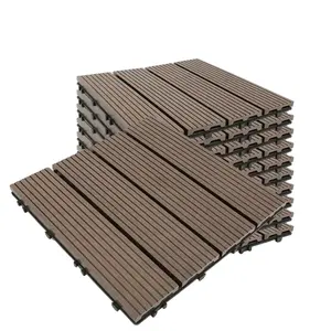 Piastrelle in composito di plastica di <span class=keywords><strong>legno</strong></span> fai-da-te da 300*300mm piastrelle <span class=keywords><strong>per</strong></span> decking in wpc ad incastro <span class=keywords><strong>per</strong></span> <span class=keywords><strong>giardino</strong></span> <span class=keywords><strong>patio</strong></span> esterno - Product Image 1