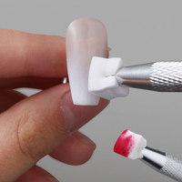 Lot de 100 éponges carrées pour nail art, pinceaux dégradés pour vernis gel, conception DIY, stylo applicateur pour éponge à ongles, fournitures et outils de manucure