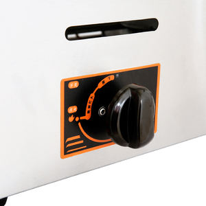 Friteuse à gaz commerciale pour restaurant en acier inoxydable 6L+6L de capacité Bochang BGF-72 - Product Image 6