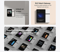 2024 Golden Security Eingebaute 3-Gang-Relais-LCD-Wandschalter 3,5-Zoll-Touchscreen Smart Home Control Unit Central Panel