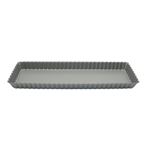 Plaque rectangulaire 36 x 12 cm avec fond amovible, revêtement antiadhésif pour la cuisson des pizzas, des tartes et des pâtisseries - Product Image 1