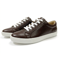 Chaussures décontractées pour hommes en cuir de vachette véritable de qualité supérieure, confortables, antidérapantes, minimalistes, pour tous les jours