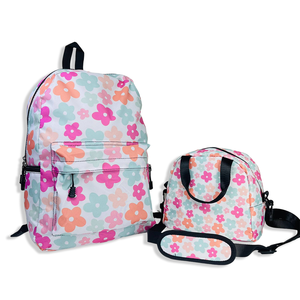 Conjunto de Mochila y Lonchera Personalizada/al por Mayor, Estilo Occidental, Mochila Juvenil con Lonchera para Estudiantes Escolares - Product Image 1