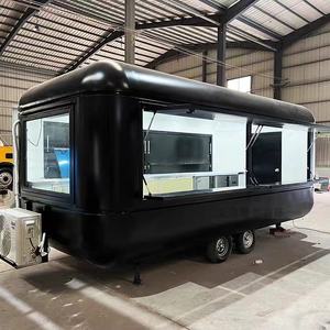 Camion restaurant personnalisé camion restaurant Hot Dog Pizza Café Crème glacée Mobile <span class=keywords><strong>Camping</strong></span> Remorque centre commercial Marché de nuit Voiture buffet - Product Image 1