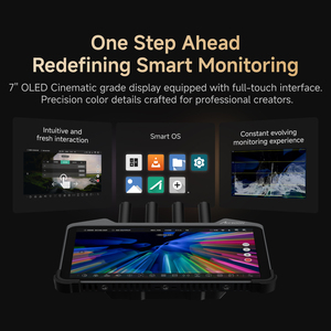 Accsoon Cineview <span class=keywords><strong>M7</strong></span> Pro 7 ''OLED Transmisor de video inalámbrico 1080P 1000Nits 350m Rango RX/TX <span class=keywords><strong>Monitor</strong></span> todo en uno para fotografía - Product Image 3