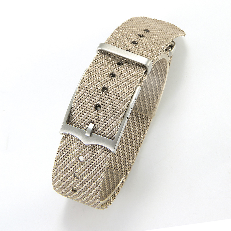 Khaki-Steel buckle
