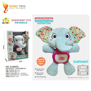 2025 intérieur tissu veilleuse jouet <span class=keywords><strong>chansons</strong></span> apaisantes pour enfants sommeil sensoriel plastique éléphant projecteur grand cadeau pour les fêtes apprendre - Product Image 1