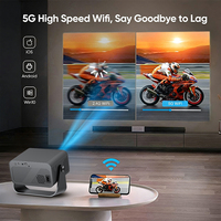 Proyektor Mini Portabel R100 Laris Manis, Proyektor Home Theater Video Berkualitas Tinggi 4K Full HD 720P LCD LED Cinema