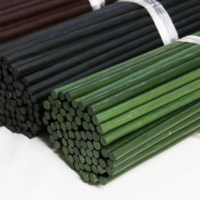 Penyangga Tanaman Bambu Alami untuk Anggrek, Tomat, Bunga, Anti Jamur, Bambu Belah