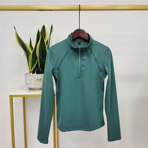 10色売れ筋長袖馬Tシャツ女性環境にやさしいベースレイヤー乗馬汗を発散させる乗馬カラートップ - Product Image 5