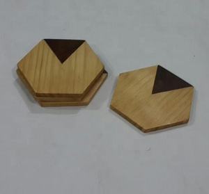 Direct Factory Sale Resin and <b>Wood</b> Coaster / Mats & Pads Table Mats Dining Room Table Sets for Classic Design 13x19in Bag - Product Image 3