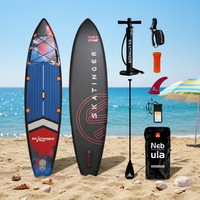 Meierya Nouveau Design Tendance Planche de SUP Gonflable Technologie Drop Stitch Matériau PVC/EVA Garantie 1 An pour Lacs et Rivières