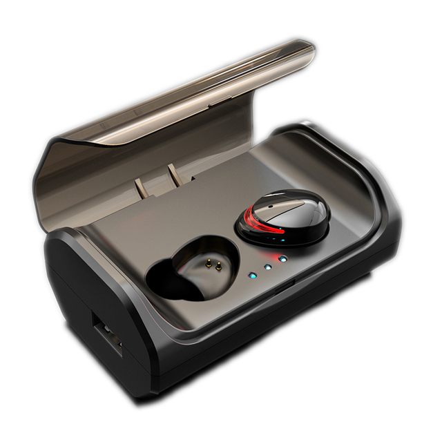 NEW Buy Headphones BT5.0 Earphone In-Ear Earbuds HighDefinition Cancelling IPX6 Waterproof Headphones Wireless With Charging Box