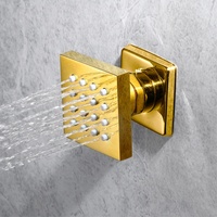 Système de douche LED moderne à effet pluie avec fonction de pression élevée et économie d'eau pour salle de bain