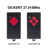 Mahs27-01 MAHS27-04 épaissie 27.015 mhz ouvre-porte de garage épaissie 27mhz télécommande