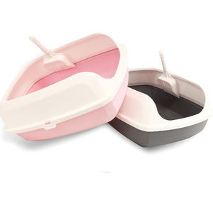 Bac à litière semi-fermé pour chat YM4433 45*33.5*18.5cm en plastique et PP durables - Product Image 3