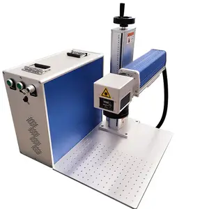 Portable Small Fiber Laser 20w 30w 60w 80w 100w JPT CNC Desktop Color Fiber Laser Marking Machine with Discount Price