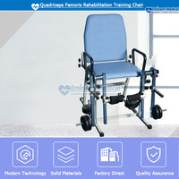 Chaise de rééducation musculaire réglable pour l'entraînement des membres inférieurs, équipement de rééducation physique pour la thérapie des quadriceps et du femoris