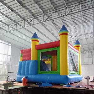 2025 grande maison gonflable commerciale de videur avec le château de rebond de saut d'enfants de piscine de glissière d'eau pour annoncer des gonflables - Product Image 2