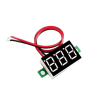 Voltmeter kendaraan listrik dua kabel 5V-120V 36 48 60 72 84 96 tampilan digital DSN-DVM-568HV