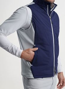 Custom Logo Embroidery Breathable Men's Lightweight Soft Shell Windproof Sleeveless Travel Hiking Running Golf Vest - Product Image 4