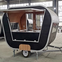 Bonne qualité caravane Pizza Restaurant Snack Double essieu cuisine Mobile nourriture remorque à dubaï café Carte Noire