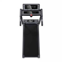 Treadmill Lipat Elektrik Harga Terbaik, Senyap untuk Penggunaan di Rumah dengan Layar LED, Program Latihan Tanpa Monitor Detak Jantung