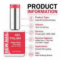 OEM Produk Kuku Gel UV 15ml 1000 Warna, Penawaran Sampel Merek Cat Kuku Gel Seni Logo Kustom Terlaris, Produk Kuku Salon Profesional
