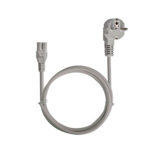 مقبس الأوروبي + 7 موصل ، مخصص 2x x x PVC 1m سلك طاقة رمادي - Product Image 6