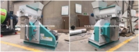 Extrudeuse d'aliments pour animaux de vache, volaille, poulet, volaille, ligne de Production de granulés,
