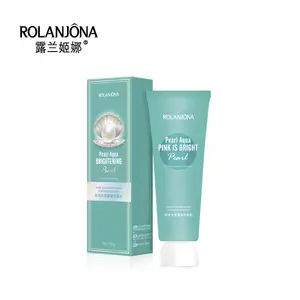 Hot Sale High Quality Private Label Rolanjona Brightening Firming Skin Care Face Wash Pearl Aqua Organic Facial Cleanser