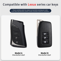 Étui/coque pour clé de voiture, durable et résistant à l'usure, adapté pour la clé Lexus ES200, boucle RX/ES300H270, NX200, UX260H.