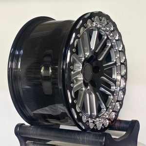 ล้อ beadlock 17-18นิ้วล้อ beadlock 5X112 5X114.3 5X120สำหรับ Nissan <span class=keywords><strong>GTR</strong></span> M340i BMW F82 racers ปิ๊กอัพ GR Supra ออกแบบได้ตามต้องการ - Product Image 2