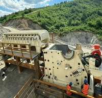 Alimentateur à tablier électrique industriel robuste pour ligne de traitement des minerais de construction