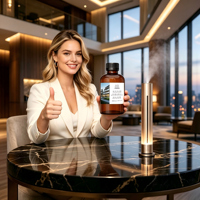 Diffuseur d'huiles essentielles naturelles à base de plantes pour usage commercial |   Modèle Cylindrique Crearoma Park Hyatt pour Hôtels, Salles de Sport, Spas, Halls d'Accueil