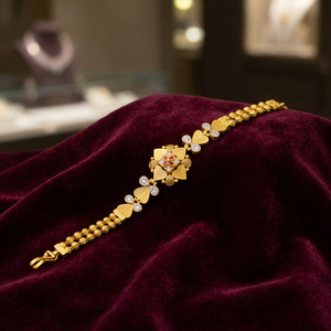 Stylish <b>Antique</b> <b>Gold</b> Fine Charm Bracelet Fashionable Trendy Wrap Design <b>Bangles</b> Premium Ethnic Wrist Accessories Wholesale - Product Image 1