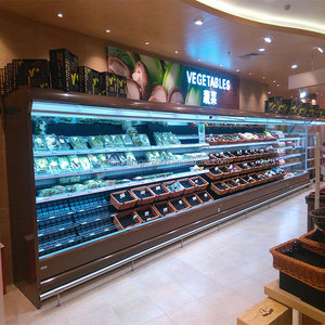 Le <span class=keywords><strong>meilleur</strong></span> réfrigérateur vertical de présentation de gâteau de vente réfrigérateur pour supermarché épicerie réfrigérateur froid ouvert à vendre - Product Image 4