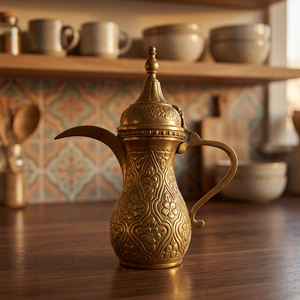 Collectable Handcrafted Metal Teapot Best Price Home Decor Luxury Tea <b>Pot</b> <b>Set</b> Handmade Flower Design Trendy Kettle - Product Image 5