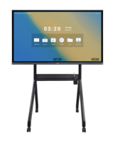 55 65 75 85 86 98 110 inci pena jari sentuh interaktif Panel datar 4k Lcd Digital interaktif papan pintar untuk sekolah mengajar