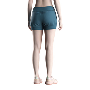 Quick Dry Women's Running Shorts Inner Adjustable <b>Drawstring</b> and Reflective Logo for Night Outdoor Sports - Product Image 6