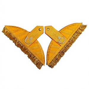 Hombreras de uniforme estilo clásico con flecos, personalizadas, de lona bordada y cosida, 89th Uniform - Product Image 2