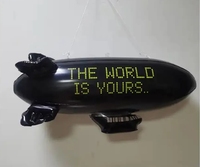 Modèle d'airship suspendu en PVC personnalisé Beile de 65 cm pour les événements et les fêtes, pour la publicité, les gonflables