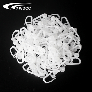 Wholesale High Quality <b>Plastic</b> Ripple Fold Curtain Track Hooks Sliding Curtain Accessories Track Runners - Product Image 5